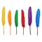 12 Pack: Rainbow Craft Goose Feathers by Creatology™